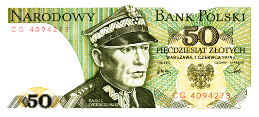 Poland 50 Zlotych 1979, P142b, UNC