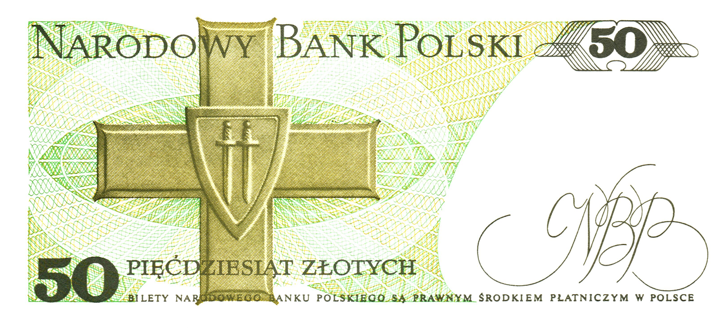 Poland 50 Zlotych 1988, P142c, XF - 6 pcs