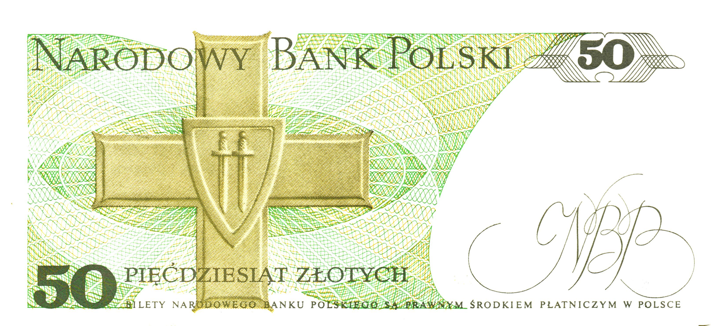 Poland 50 Zlotych 1988, P142c, XF - 6 pcs