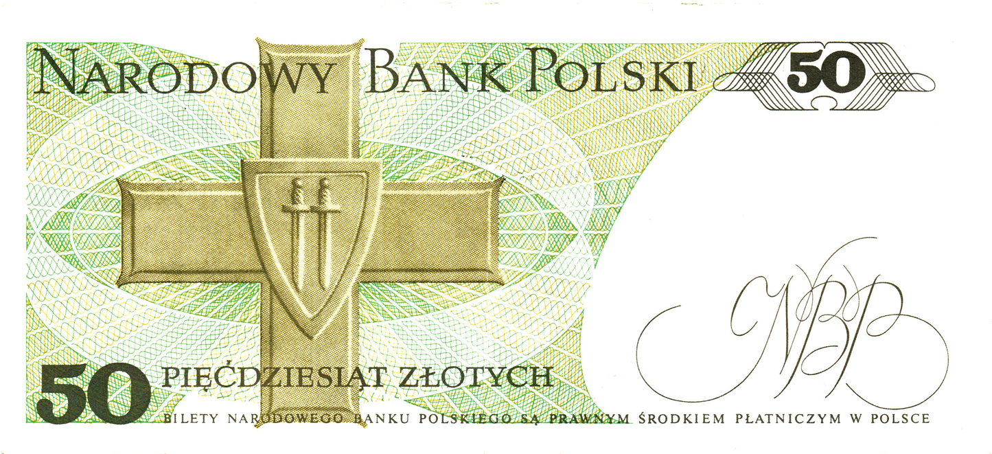 Poland 50 Zlotych 1988, P142c, XF - 6 pcs