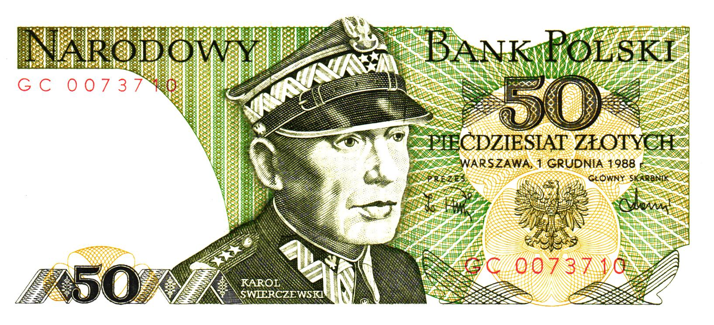 Poland 50 Zlotych 1988, P142c, UNC
