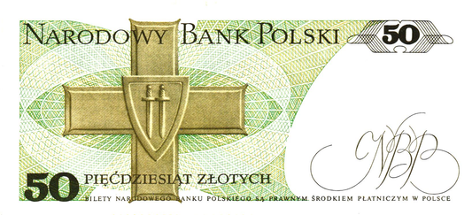 Poland 50 Zlotych 1988, P142c, UNC