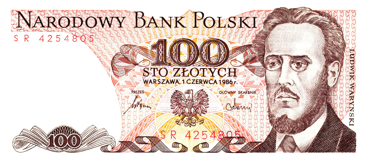 Poland 100 Zlotych 1986, P143e, UNC