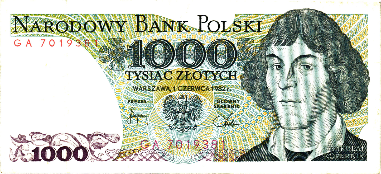 Poland 1000 Zlotych 1982, P146c, G - 7pcs