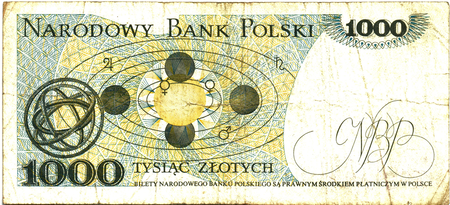 Poland 1000 Zlotych 1982, P146c, G - 7pcs
