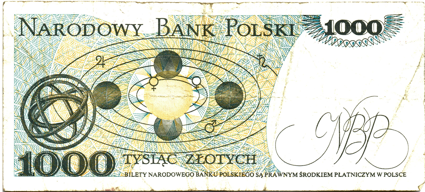 Poland 1000 Zlotych 1982, P146c, G - 7pcs