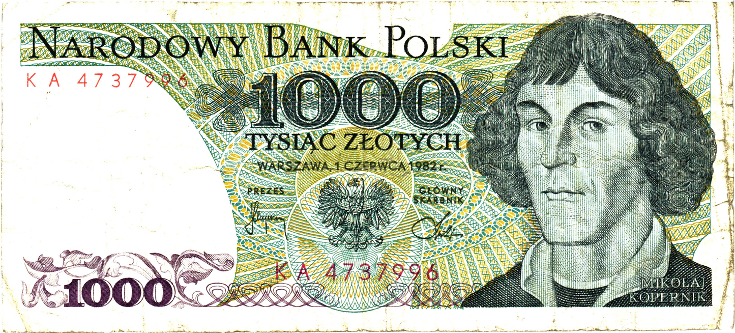 Poland 1000 Zlotych 1982, P146c, G - 7pcs