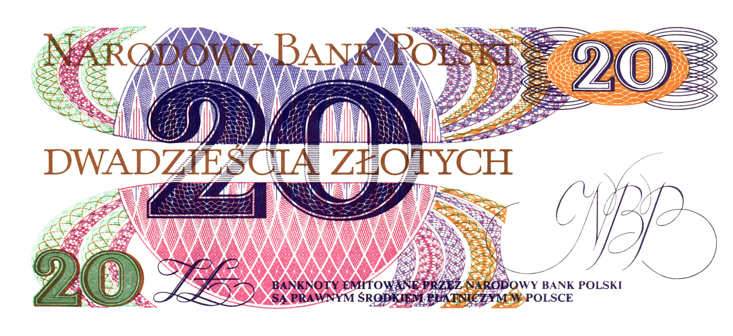 Poland 20 Zlotych 1982, P149a, UNC