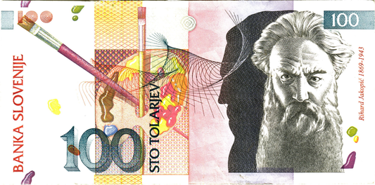 Slovenia 100 Tolarjev 1992, P14, VF+