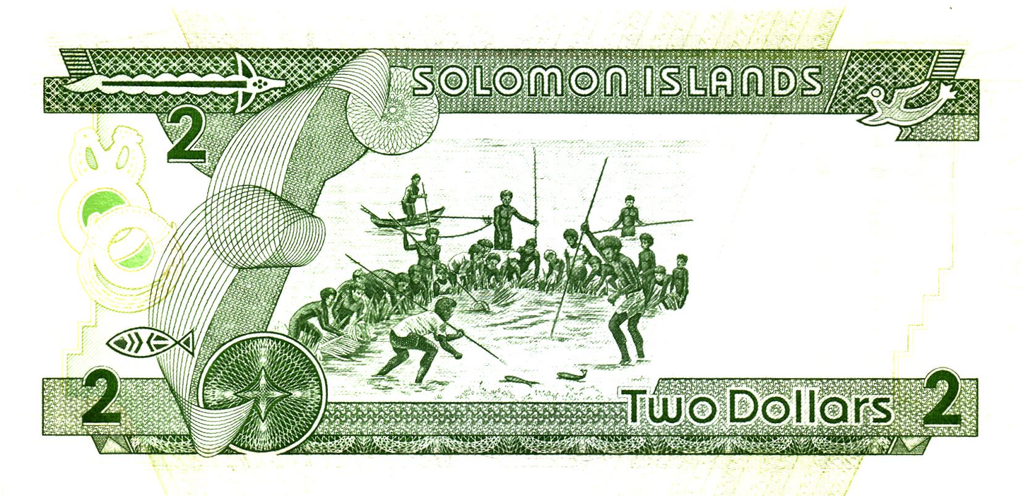 Solomon Islands 2 Dollars 1997, P18, UNC