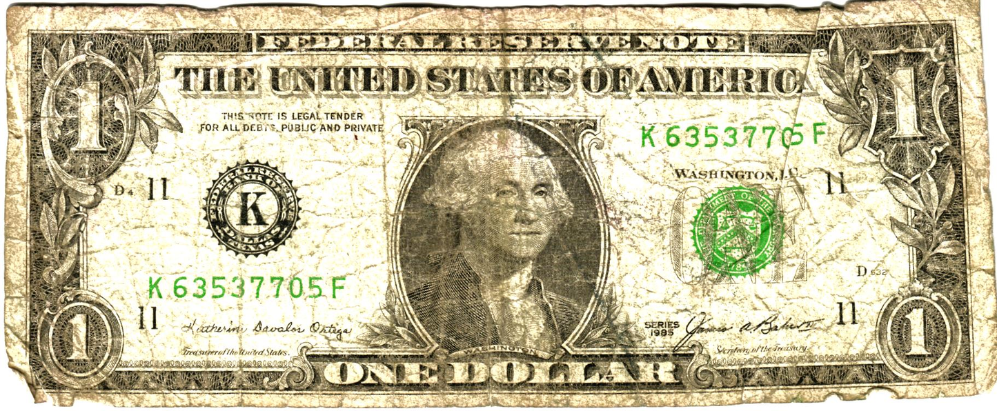 USA 1 Dollar 1985, P474, Fr US# 1913, G