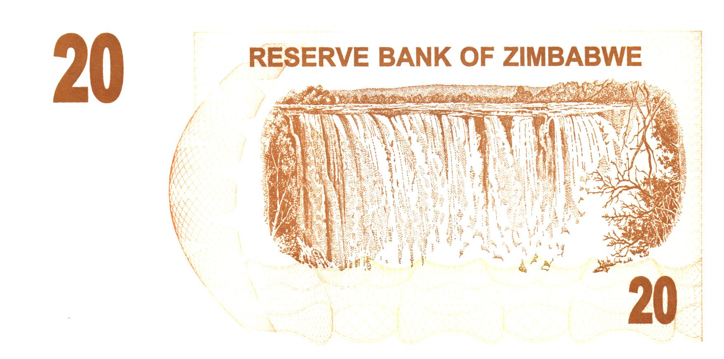 Zimbabwe 20 Dollars 2006, P40, UNC