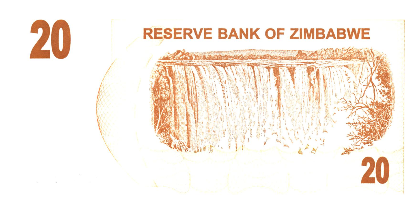 Zimbabwe 20 Dollars 2006, P40, UNC